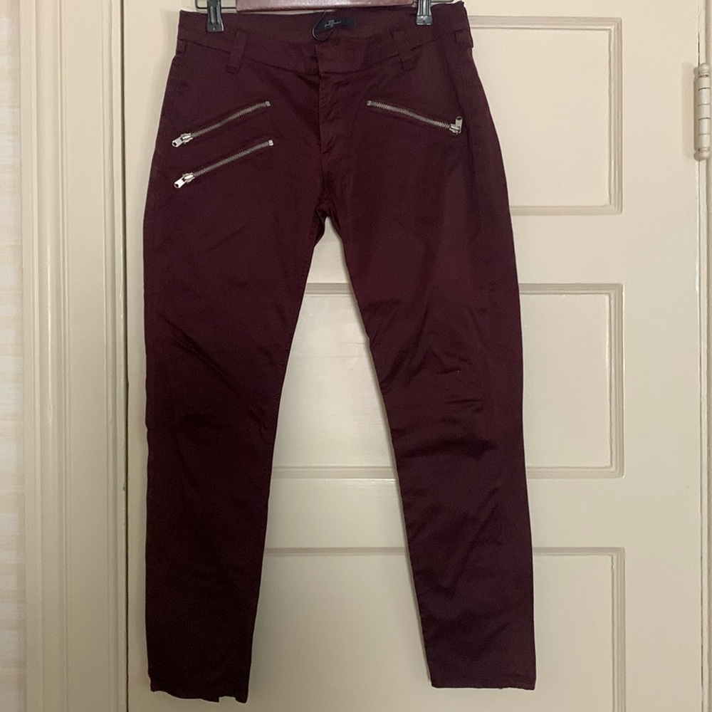 Seven for all mankind women’s zipper pants